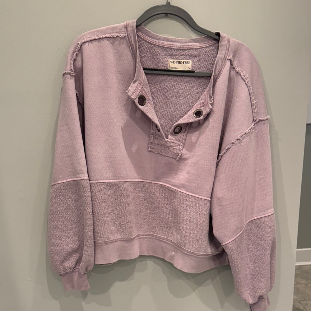 We The Free Lavender sweatshirt